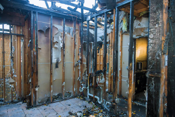 Professional Fire Damage Removal technician working in Clarksville, VA